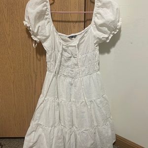 white dress very cute for summer